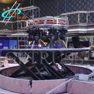 Customized aluminum rotating lighting truss round speaker truss
