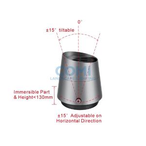 Tiltable 100W LED Landscape Uplight IP66 Beam Direction Adjustable