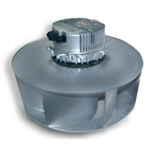 Weight 1.85kg blade 250mm EC Centrifugal Fan External Rotor Cooling Ventilation