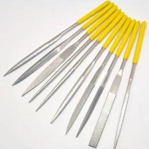 Steel Round Diamond File Set For Precise Metal Shaping And Polishing