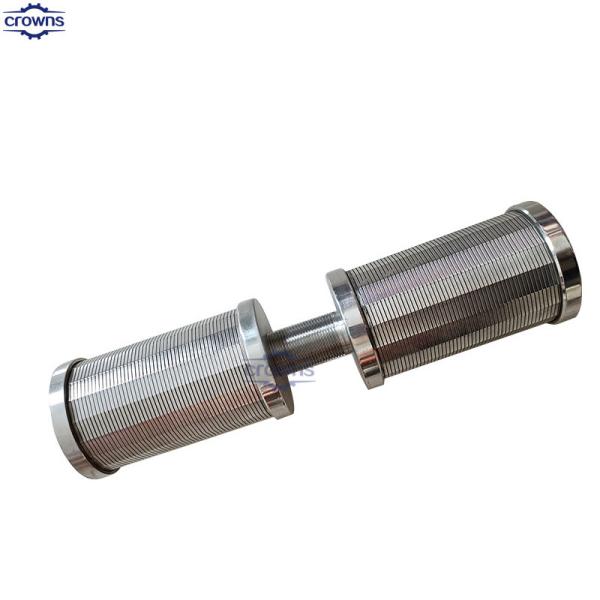 Quality Factory 316 Stainless Steel Wedge Wire Nozzle Johnsons Filtering Screen Custom Filter Strainer Wedge Wire Mesh Screen wholesale