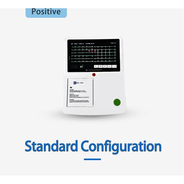Handheld 12 Leads 3 Channels Vet ECG Machine For Pet Hospital