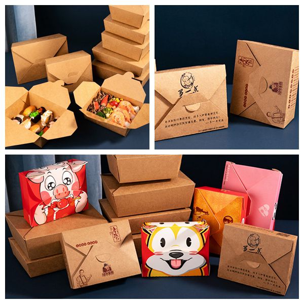 275g 375g Food Safe Brown Kraft Paper For Making Salad Take Away Box 275g 375g Food Safe Brown Kraft Paper For Making Salad Take Away Box