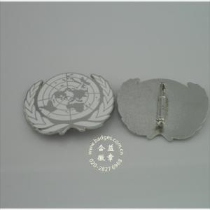 Cheap zinc alloy / nickel plating police fire shoulder badge Shoulder badge JZ01 for sale