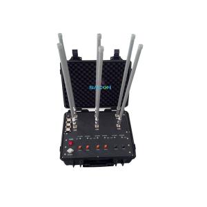 20 - 2700Mhz 8 Bands High Frequency Jammer Hand - Pull Box Jammer Defense System