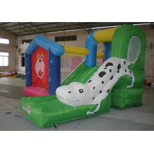 Amusement Park Commercial Bouncy Castles With Dalmatians Slides For Rental
