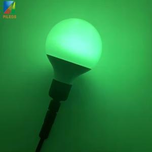 3D 80mm led pixel ball point light Addressable RGB Multicolor Led Music Bulb