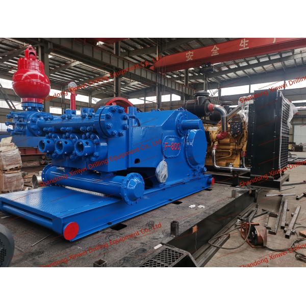 85mm Liner Diameter Drilling Rig Mud Pump Providing 229mm Stroke Length