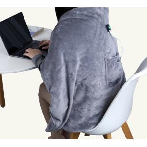 Portable 100 Percent Polyester Blanket Warm Fleece Grey Flannel Blanket