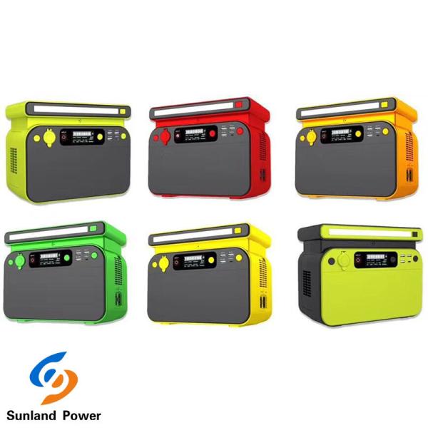 Off Grid Solar Power Station Energy System 500w Portable Solar Generator For