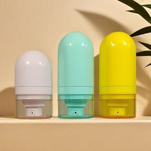 China 15ml 30ml 50ml Plastic ABS Cosmetic Packaging Luxury Concealer Foundation Lotion Airless Pump Bottle With Clear Cap Mist Sprayer Cream Pump Head Upside Down Vacuum Pressed on sale