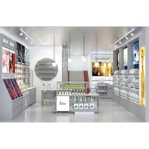 Quality Fashion Polishing Surface Cosmetic Display Shelves With Logo And Acrylic Display Stand wholesale