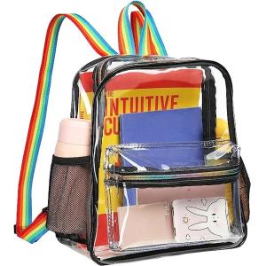 Clear Backpack Heavy Duty - Large Clear Backpacks For School PVC Transparent