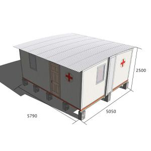 Sandwich Panel Isolation Room Customize Well Insulated Prefab House Modular
