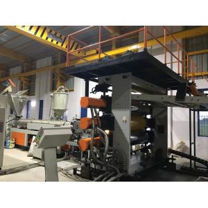 Synthetic Resin Glazed Tile PVC Roof Board Extrusion Line ASA Co Extrusion