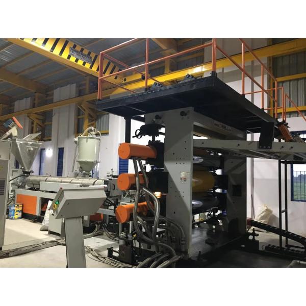 Synthetic Resin Glazed Tile PVC Roof Board Extrusion Line ASA Co Extrusion