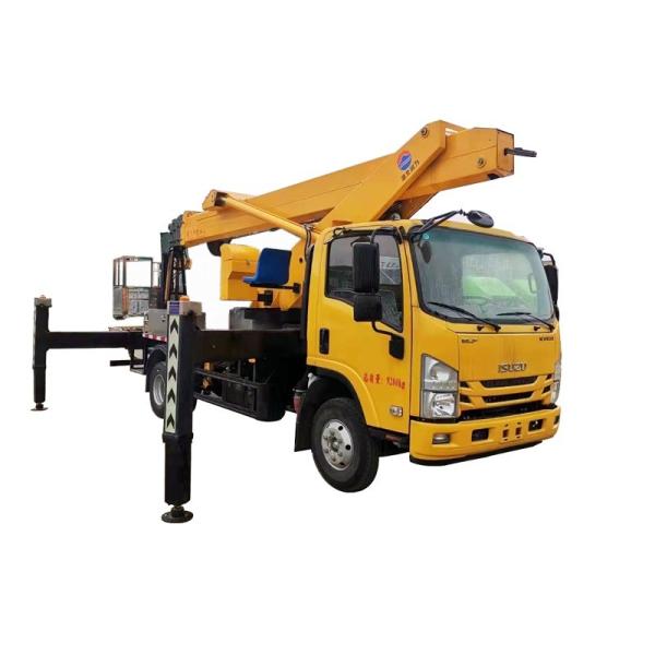 I SUZU 32m Single-row Telescopic Boom Aerial Work Truck With Small Flying Arm