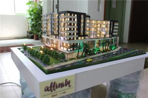 Cheap Miniature scale model with light and model trees , 3d architectural model for sale