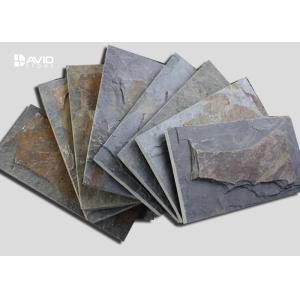 Mushroom Shaped Slate Paving Stones , Slate Floor Tiles Custom Size