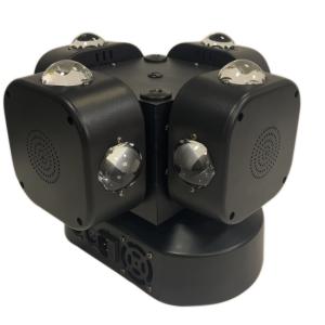 DMX 512 Disco Rotating With Red+Green Laser Beam Moving Head Light