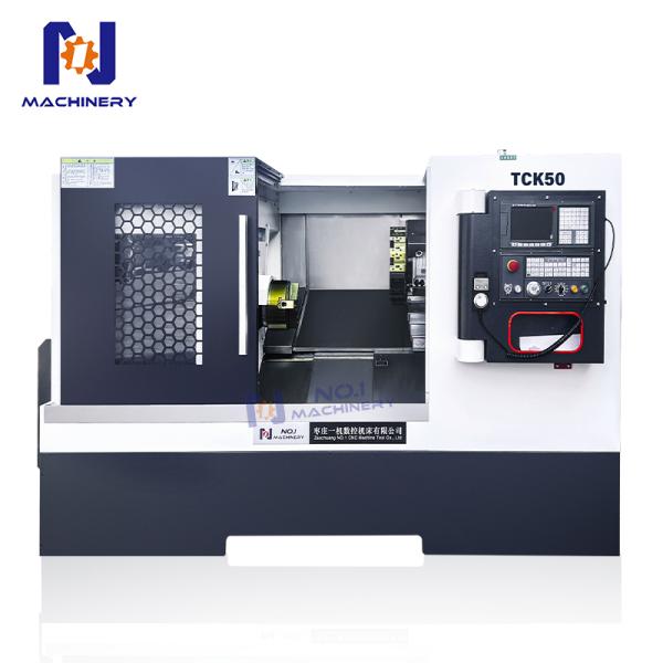 TCK50 Small CNC Lathe Machine Light Duty Slant Bed Turning And Milling Center