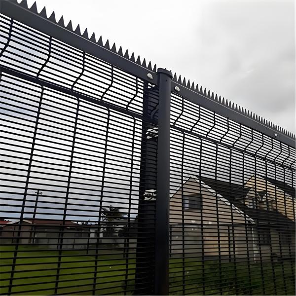 Quality Galvanized High Security Welded Wire Mesh Fence 1.8M Anti Climb Fence With Spike wholesale