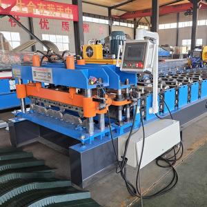 Hydraulic Cutting Tr4 Roofing Sheet Roll Forming Machine for Sales with Crimping