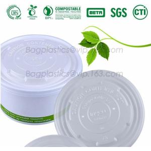 PLA compostable lids, BPI certificated compostable coffee cup lid made in China,