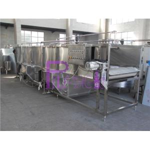 China Beverage Processing Plastic Bottled Juice Cooling Sterilizer 80 - 60 ℃ on sale