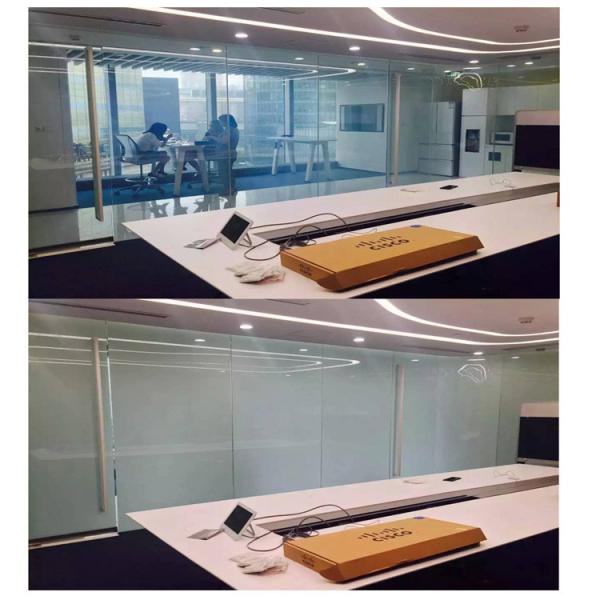 Quality Easy To Clean Switchable Privacy Glass Customizable Tempered Opaque Switching Glass wholesale
