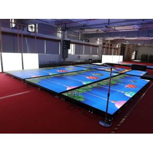 Portable LED Dance Floor Panel 4.81mm Pixel 500x500mm Cabinet