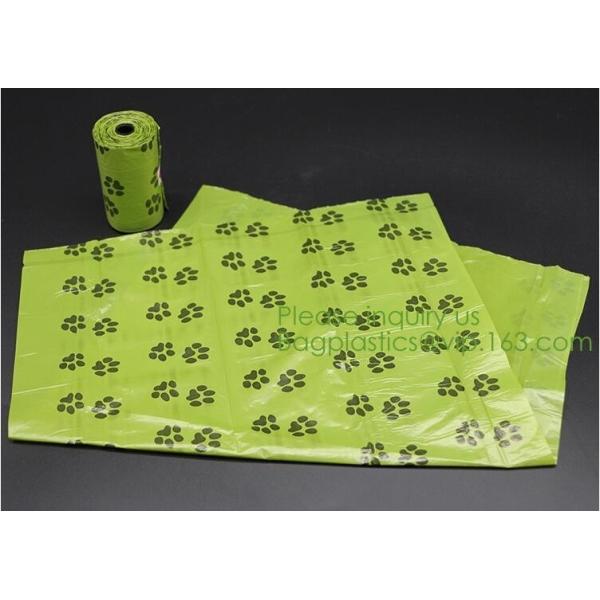 Quality Corn starch PLA 100% Compostable dog poop bag biodegradable waste bags, waste disposable, disposable consumbles, bagease wholesale