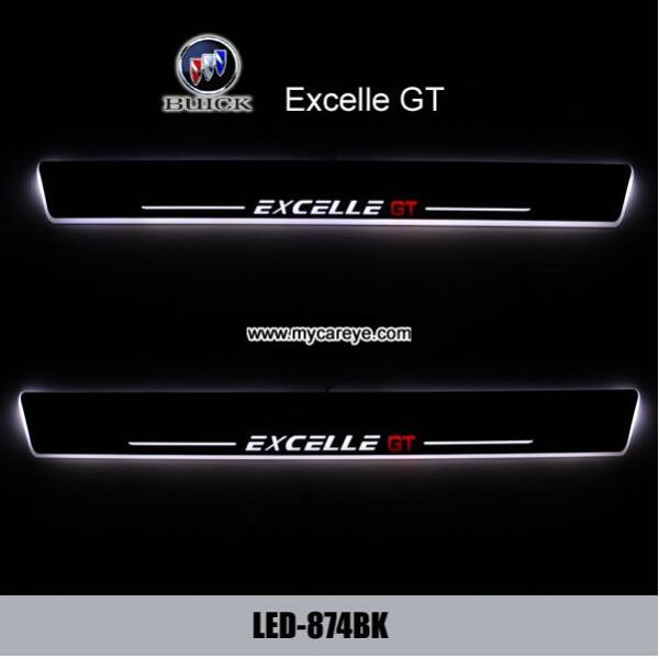 Buick Excelle GT LED Lights car pedal side step sill door moving scuff plate