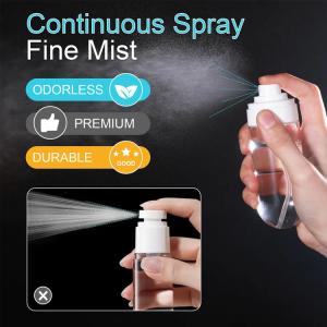 30ml 50ml Airless Pump Bottles Plastic Vacuum Transparent With Spray Pump