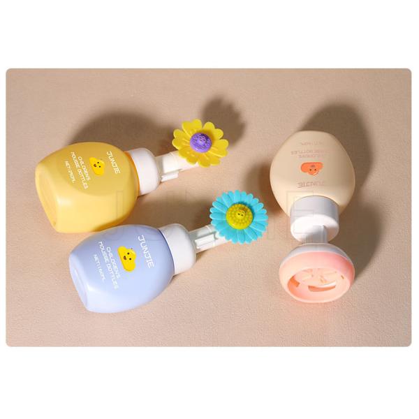 160ml Hand Wash Bottle Refillable Foaming Soap Dispenser Empty Custom Plastic Beauty Packaging