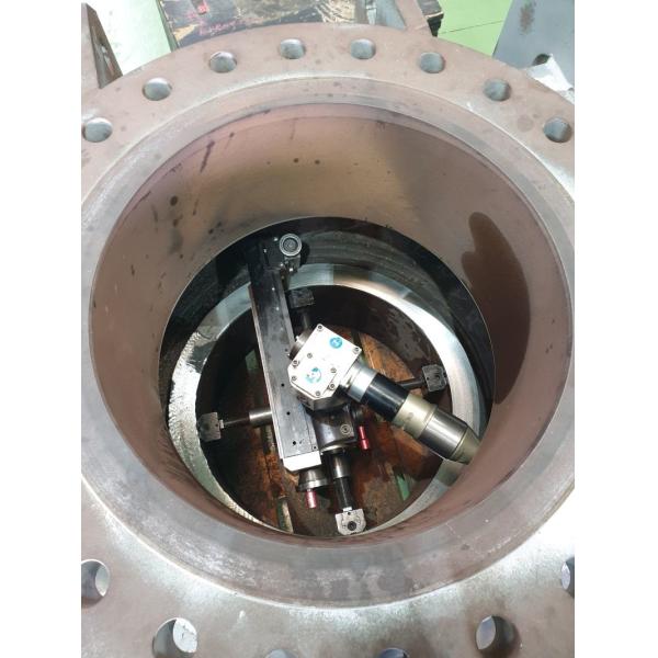 Heat Exchanger Flange Facing Machine Portable Seal Groove Flange Facer