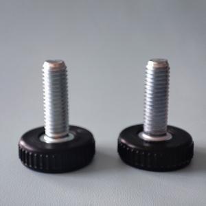 Knurled Flat Head Thumb Screw M8X25mm Plain Finish Customized