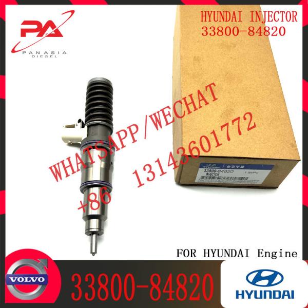 Quality Diesel Injector 33800 84820 33800-84820 3380084820 21306407 BEBE4D19002 For Hyundai D6CC Engine wholesale