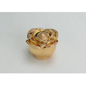 Floral-Shaped Zinc Alloy Perfume Bottle Caps Perfume Lids With Customized Logo