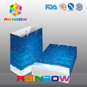 Cheap Dreamlike Design Customized Paper Bags with Handle for Shopping for sale