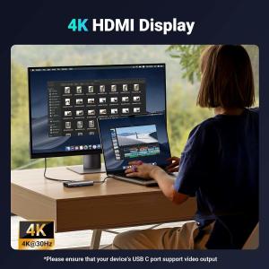 Revodok Pro 107 Network Device 7 In 1 10Gbps USB C 3.2 USB-A 3.2 100W SD TF Card