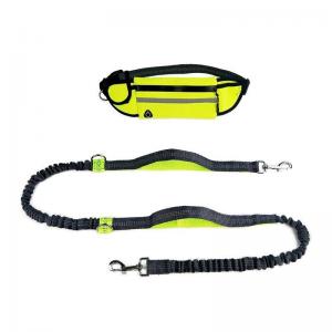 China Reflective Telescopic Dog Traction Rope Running Pull One / Two Double Head Traction on sale