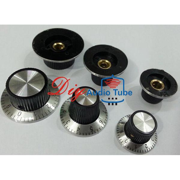 Quality Fine Tuning Guitar Potentiometer Knobs , Guitar Speed Knobs Numeric Scale Knurled Control wholesale