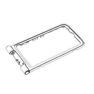 OEM / ODM ： Precision Injection Molding & Transparent Clamshell Phone Front