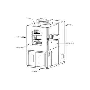 Electronic Power 7 inch LED Controller High And Low Temperature Test Chamber