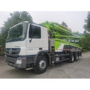 China 25 Ton Used Concrete Pump Truck With PLC Control System on sale