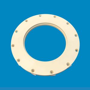 China Wear Resistant Al2O3 Alumina Based Ceramics Disc Oem In Bulk on sale
