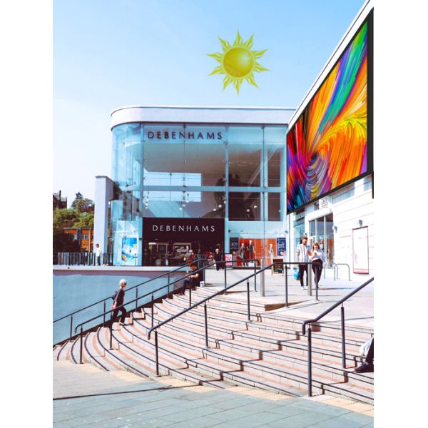 32 Inch 3000cd/m2 High Brightness IP66 Waterproof Outdoor Digital Signage with 178° Viewing Angle and 60Hz Refresh Rate