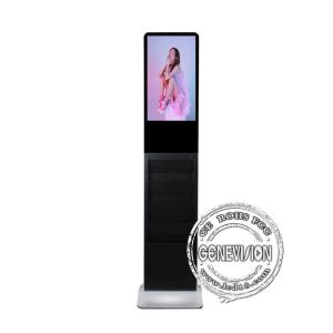Magazine Holder Kiosk Digital Signage 21.5'' Medal Case Advertising Player Media