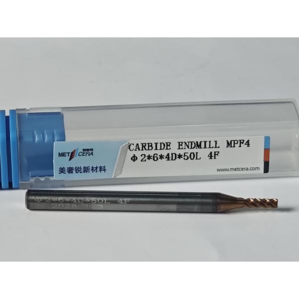 Solid Carbide Universal Cutting End Mills 4 Flutes Round Nose Mill 6mm Φ6 R0.5 X15x6Dx50mm For Pre-hardened Steel Workpiece